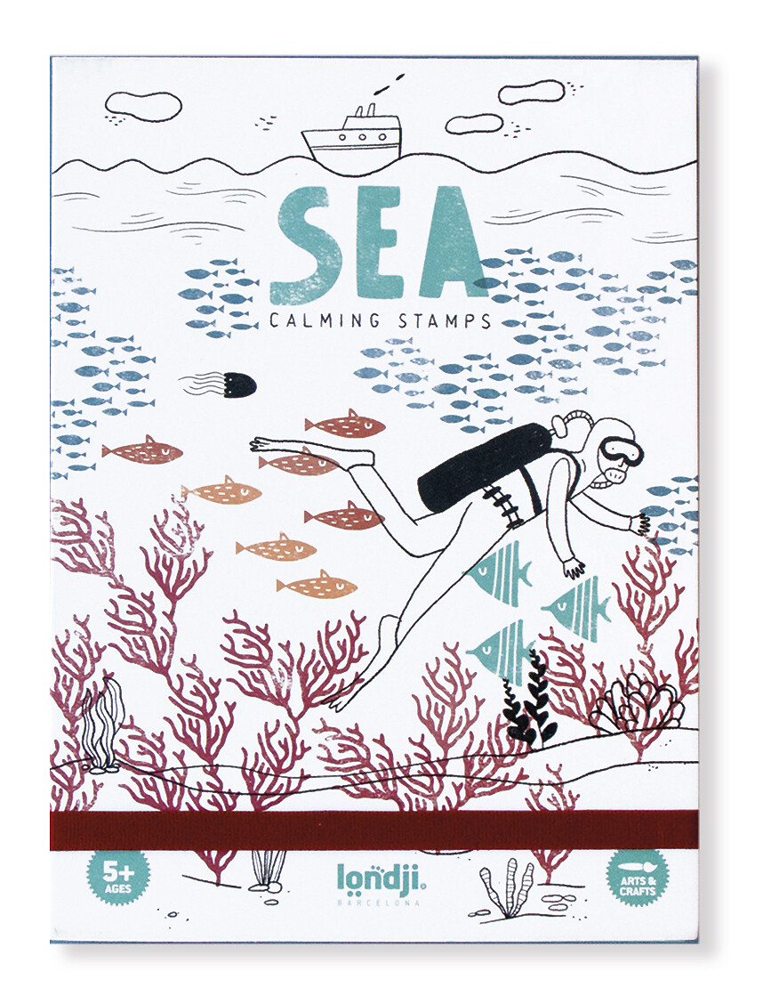 SEA : coloriages et tampons
