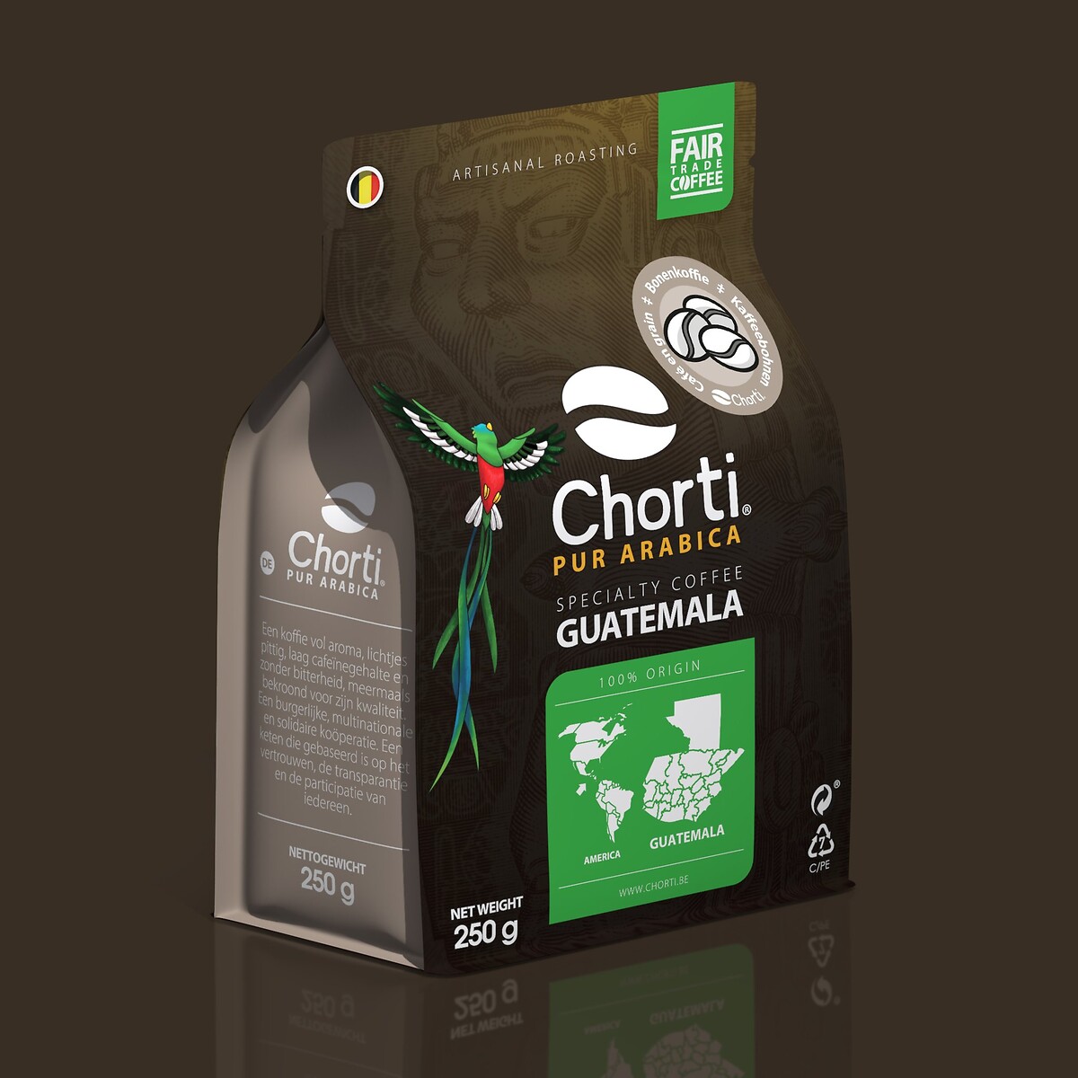 Café chorti bio grains 250g