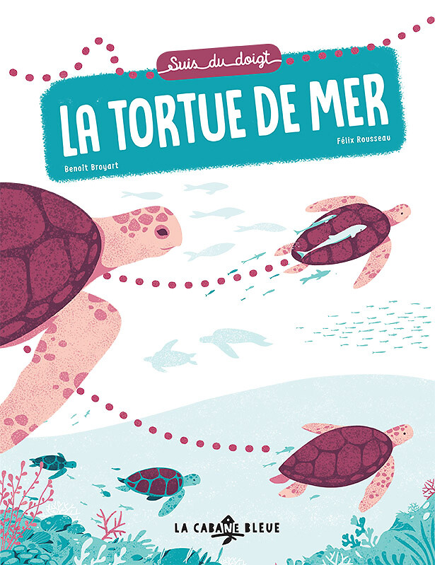 Livre Suis du doigt la tortue de mer